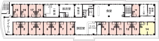 らいふアシスト・泉ヶ森 南館 間取図
