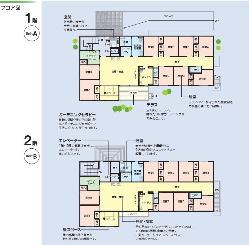 ニチイケアセンター静岡中原 間取図