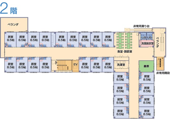 第2あすか苑 間取図
