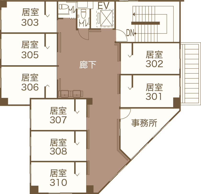 医療支援住宅メディホスくげぬま 間取図