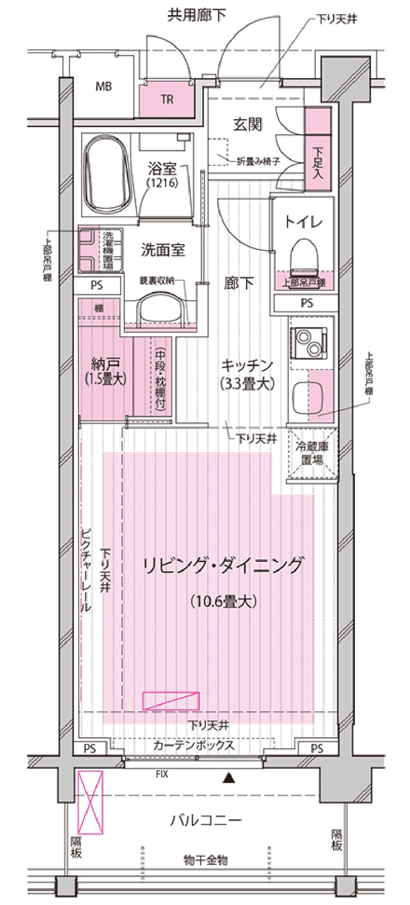 グランクレール世田谷中町シニアレジデンス 間取図