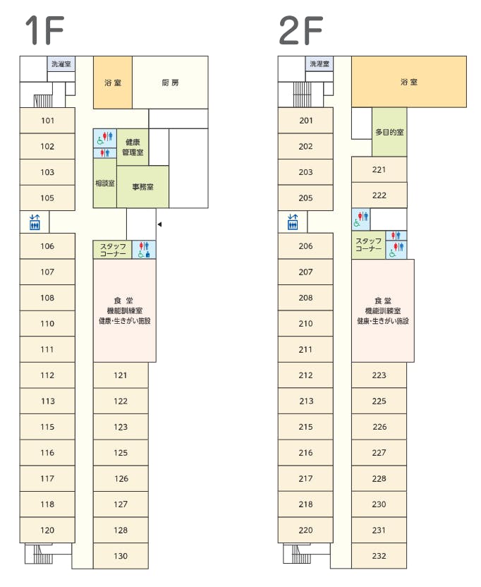 ハートフルケア白根 間取図
