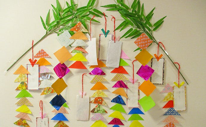 ヒューマンライフケアさいたま今羽グループホーム 夏飾り作り