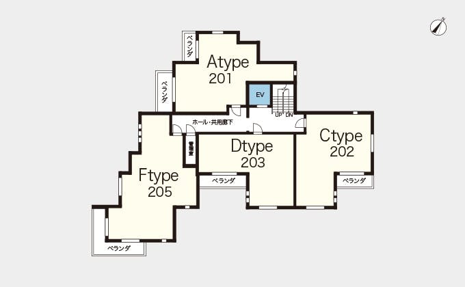 ヘーベルVillage元住吉Ⅱ 間取図