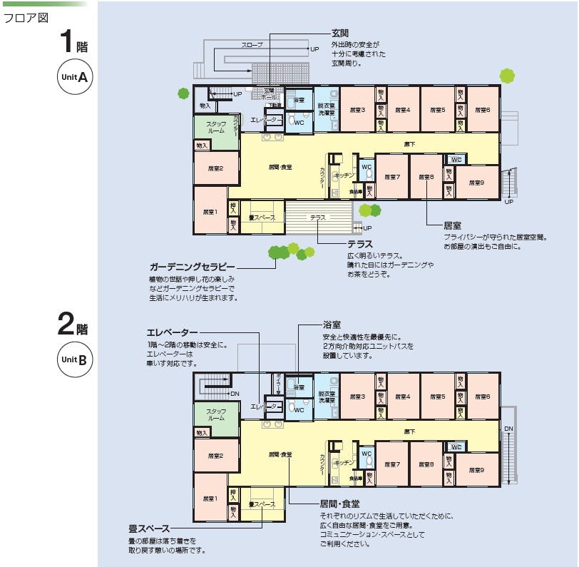 ニチイケアセンター帯広大通 間取図