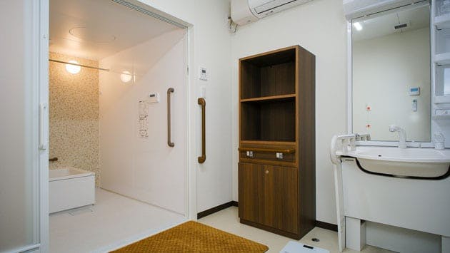 リアンレーヴ大阪弁天町 脱衣所