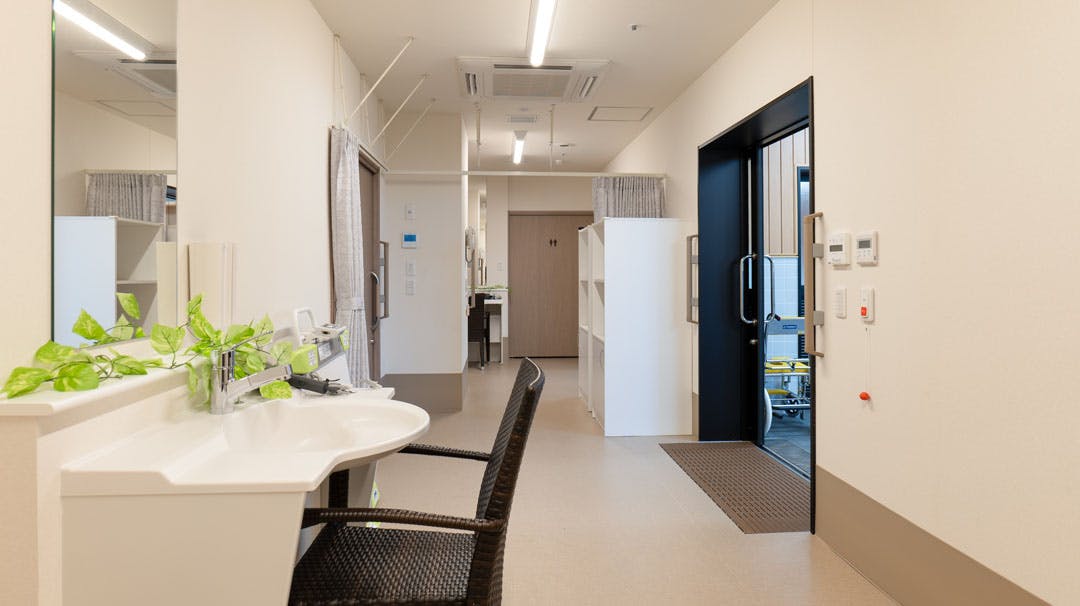 リアンレーヴ上尾 脱衣所