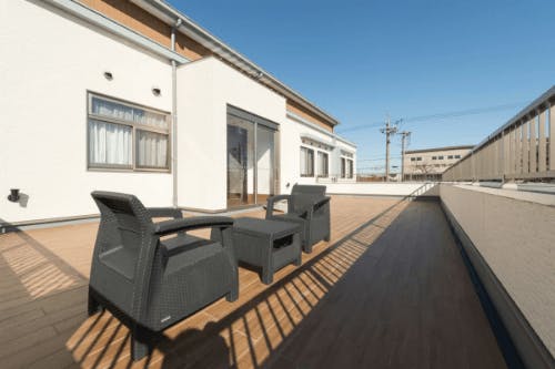 サービス付き高齢者向け住宅オアシスいちのみや 2Fテラス