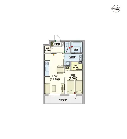 ヘーベルVillage練馬平和台 間取図