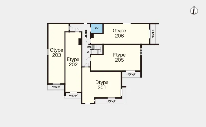 ヘーベルVillage蕨 間取図
