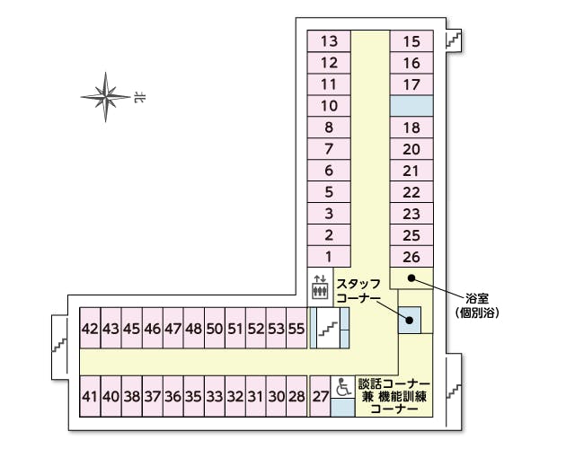 ツクイ・サンシャイン成城 間取図