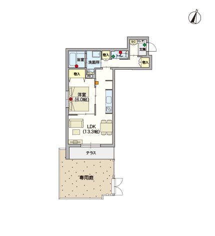 ヘーベルVillage湘南台Ⅱ 間取図
