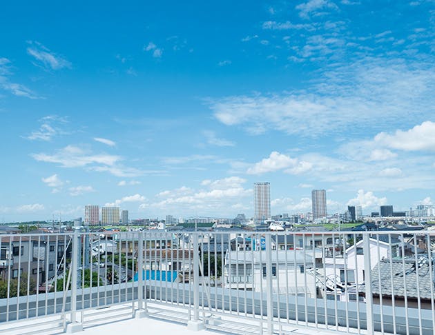 リアンレーヴ篠崎公園 屋上