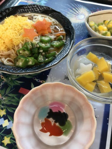 SOMPOケア そんぽの家なんば 七夕御飯