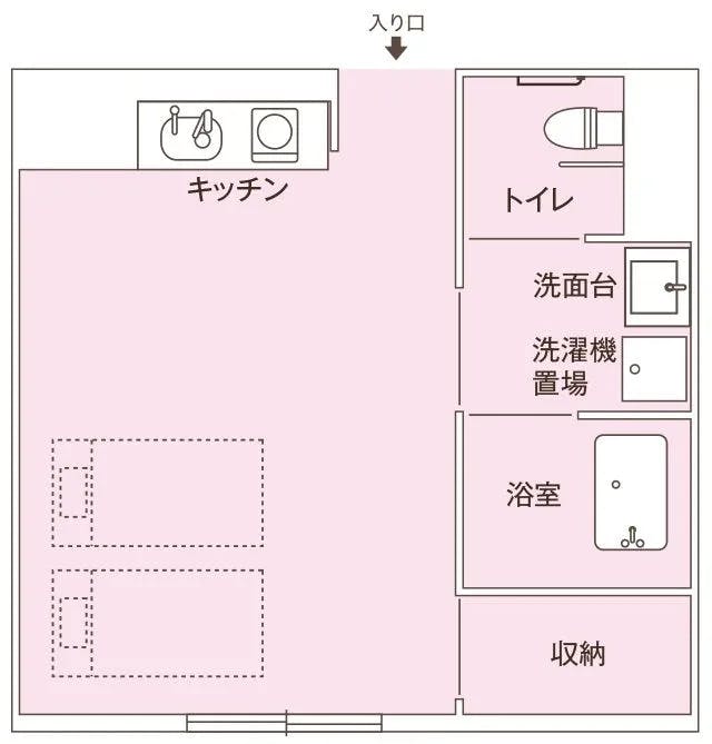 ココファン尾張一宮 間取図