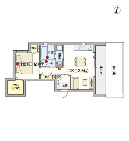 ヘーベルVillage新高円寺 間取図