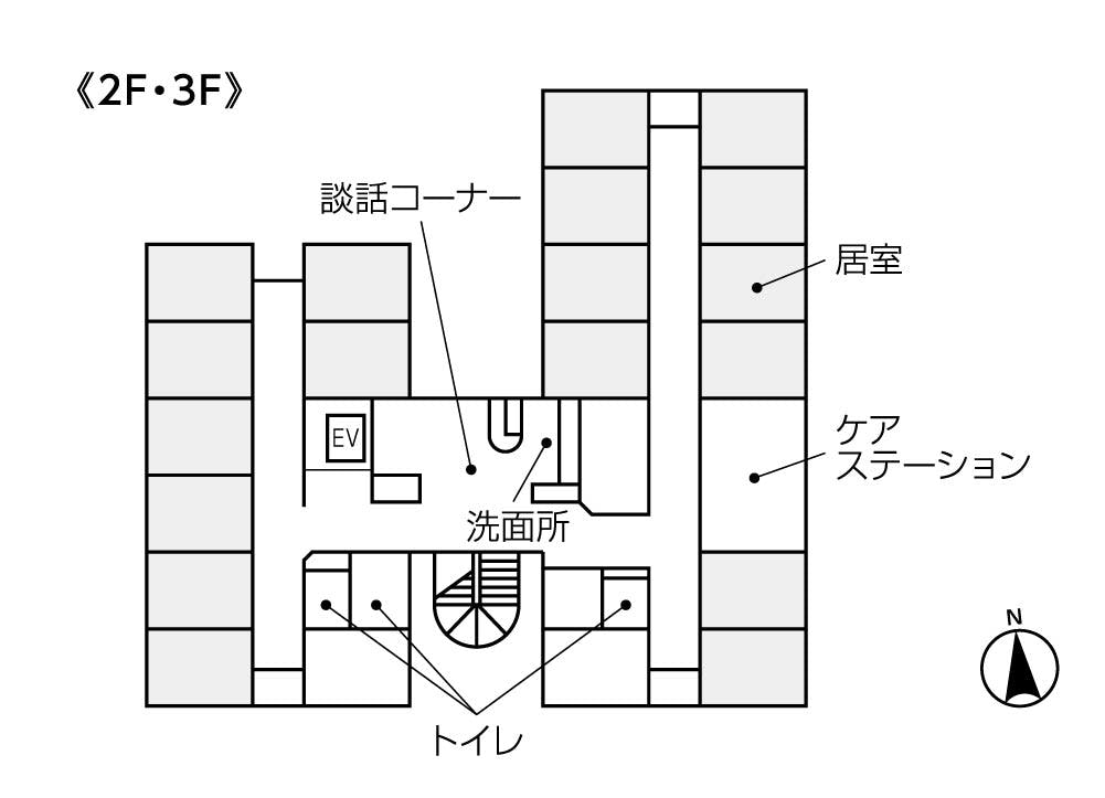 ドーミー北綾瀬 間取図