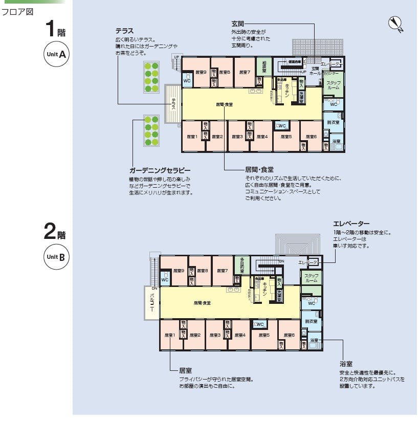 ニチイケアセンター黒部 間取図