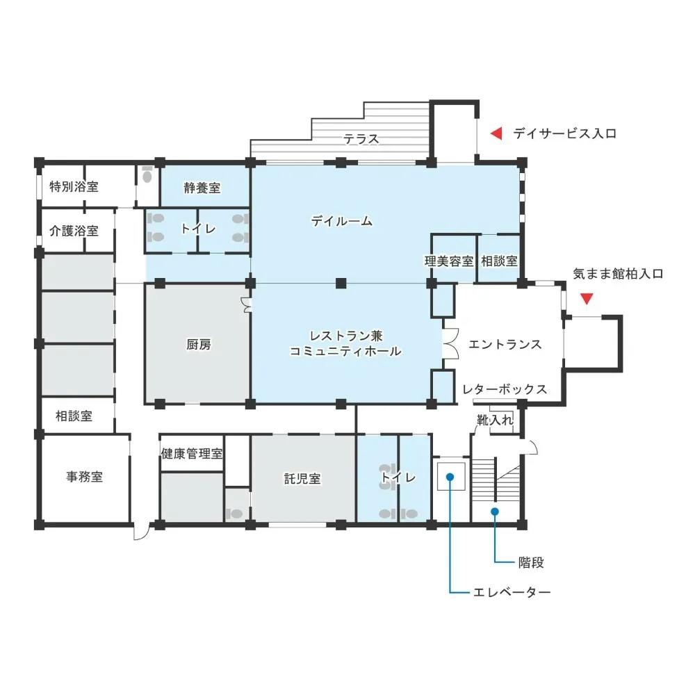 アビリティーズ・気まま館柏 間取図