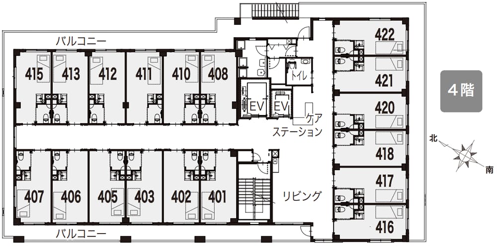 イリーゼ船橋はさま 間取図
