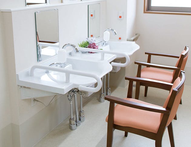 リアンレーヴ川崎幸 浴室（洗面台）