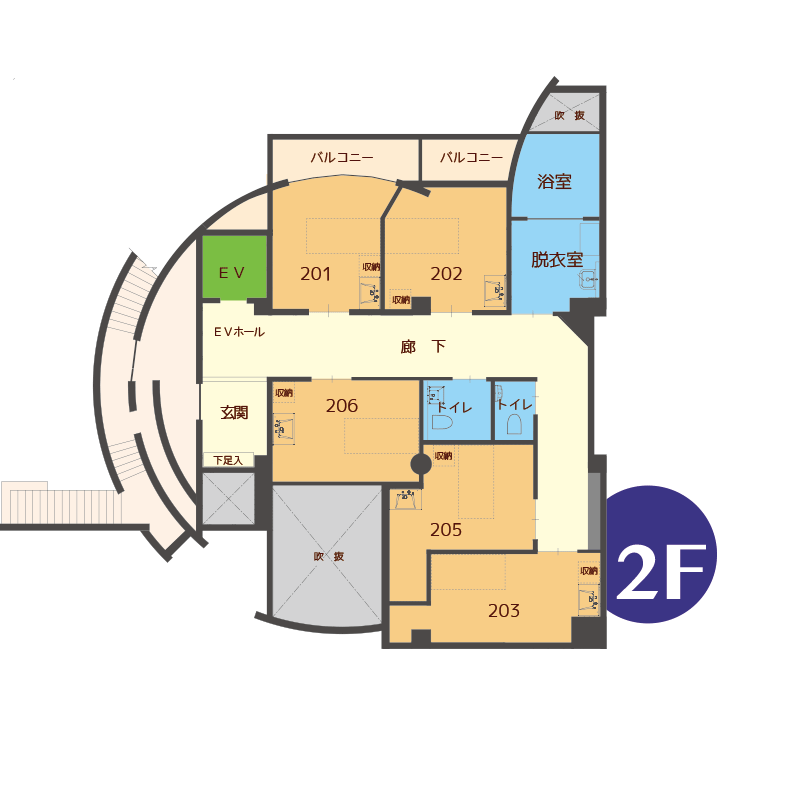 有料老人ホーム夕陽紅 間取図