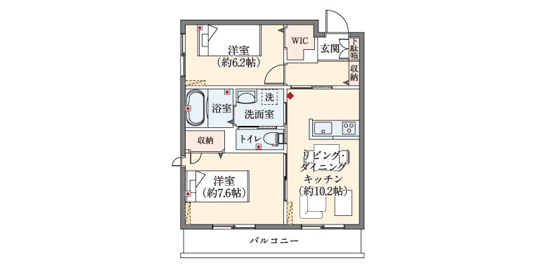 グランドマスト武蔵小杉石水邸 間取図