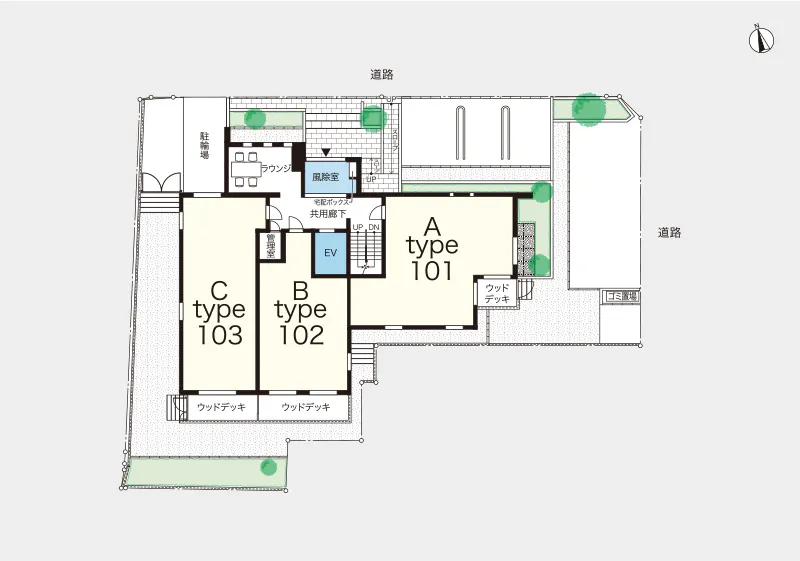ヘーベルVillage等々力 間取図
