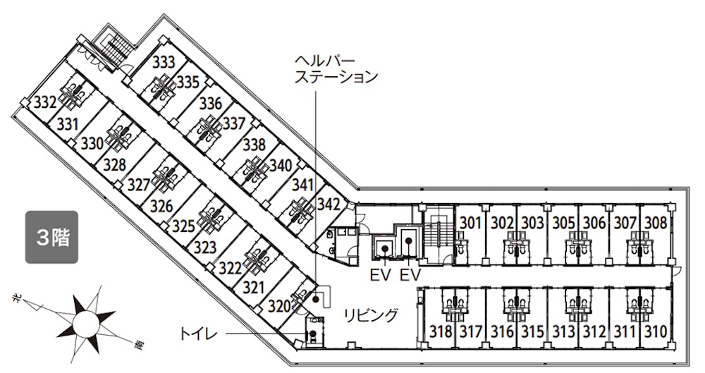 イリーゼ三鷹深大寺 間取図