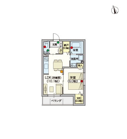 へーベルVillage東伏見 間取図