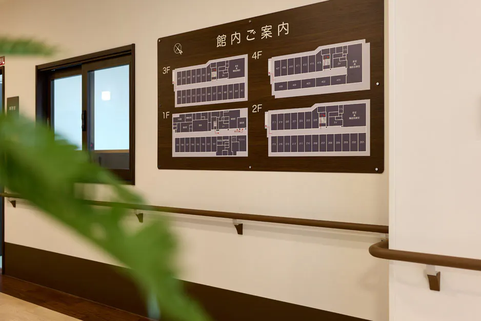 リアンレーヴ西明石 案内板