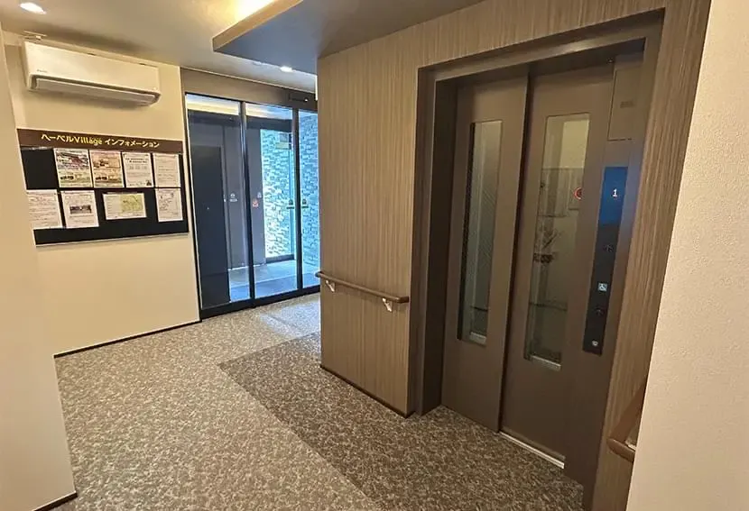 ヘーベルVillage十条 エレベータ―ホール