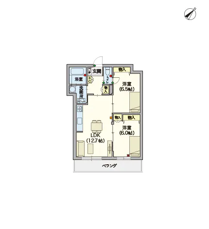 ヘーベルVillage本鵠沼2丁目 間取図
