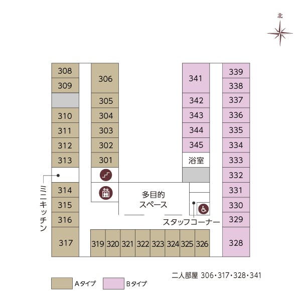ツクイ・サンシャイン杉並 間取図
