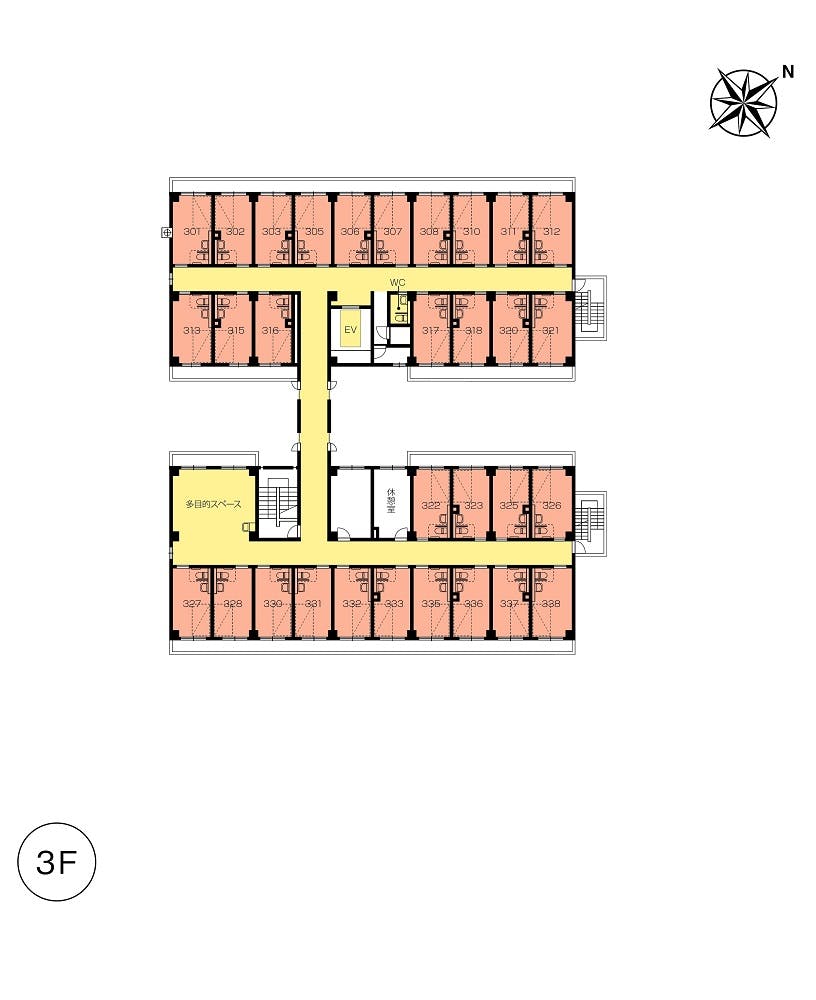 ニチイホーム 青葉台 間取図
