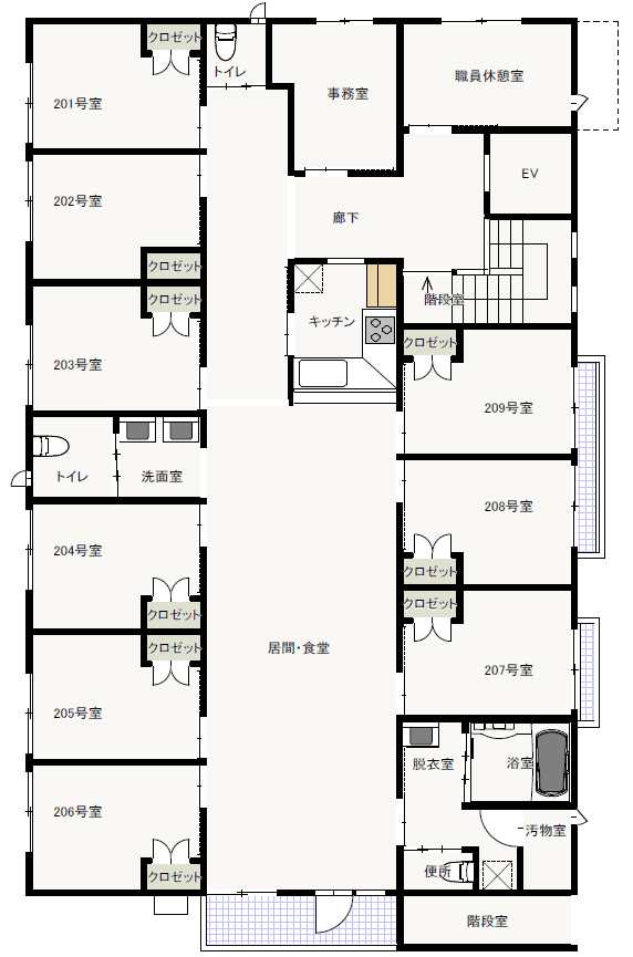 プラチナホームなのはな幕張 間取図