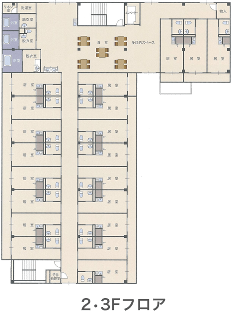 ほのか東住吉 間取図