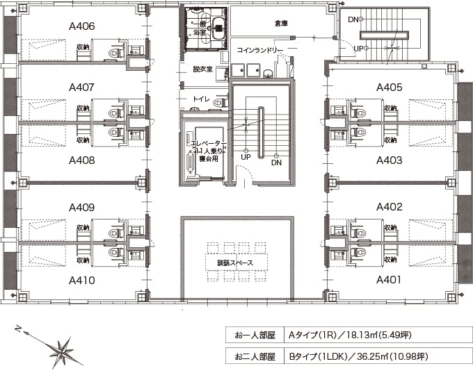 アルファリビング鹿児島東千石 間取図