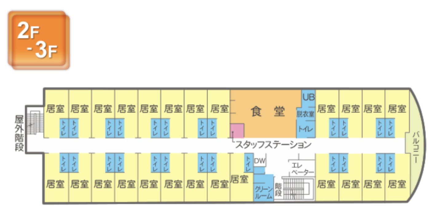 さわやかいそうだ館 間取図