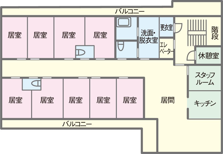 エスケアホーム越谷 間取図