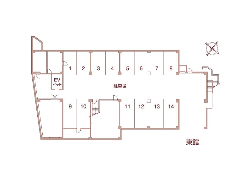 ラビアンローズ高槻 間取図