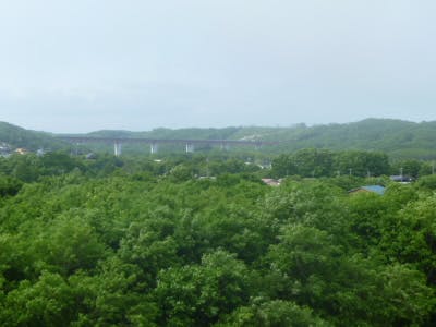 ケアハウス暖炉 眺望