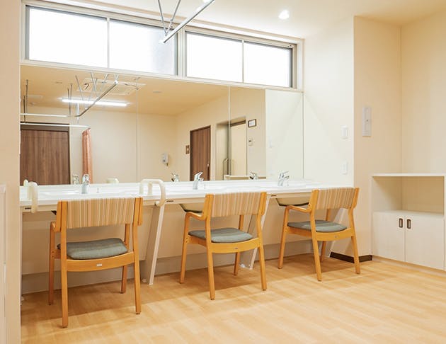 リアンレーヴふじみ野 脱衣所