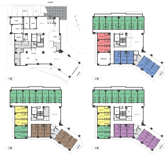 クラーチ・メディーナ稲田堤 間取図
