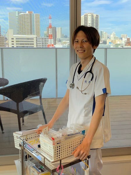 ニチイホーム不動前 看護スタッフ前島 翔太