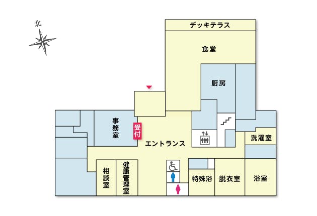 ツクイ・サンシャイン足立 間取図