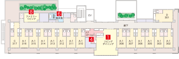 アライブ武蔵野御殿山 間取図