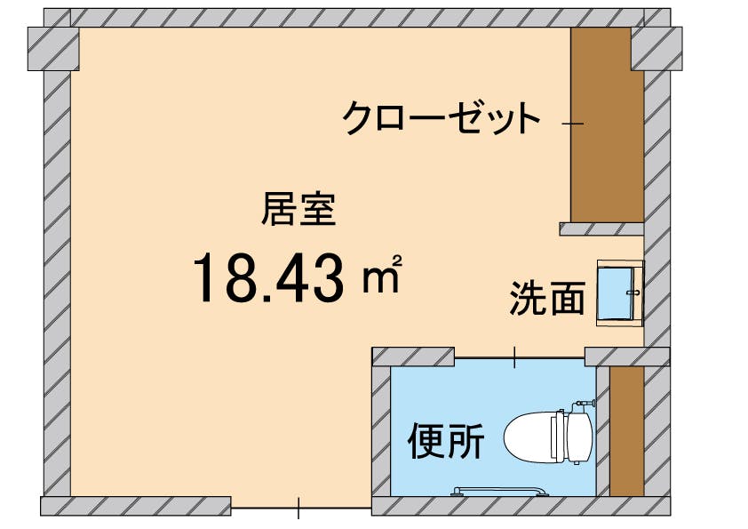 くまさんのねどこ 間取図