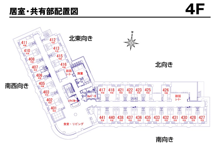 チャームスイート緑地公園 間取図