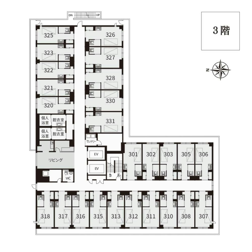 ニチイメゾン八事緑ケ岡 間取図